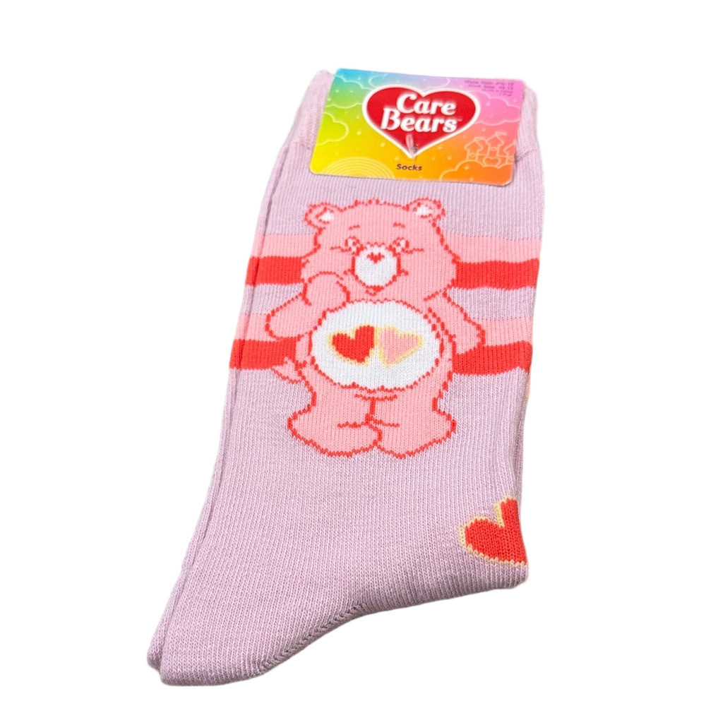 Care Bears Love a Lot Bear Crew Socks  NWT